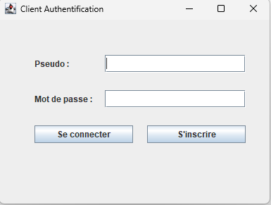 Interface de messagerie Java